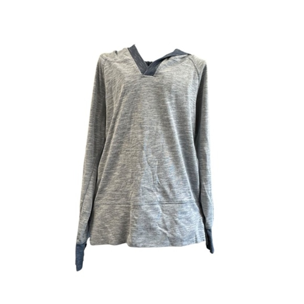 Danskin Now Heather Gray Long Sleeve Shirt